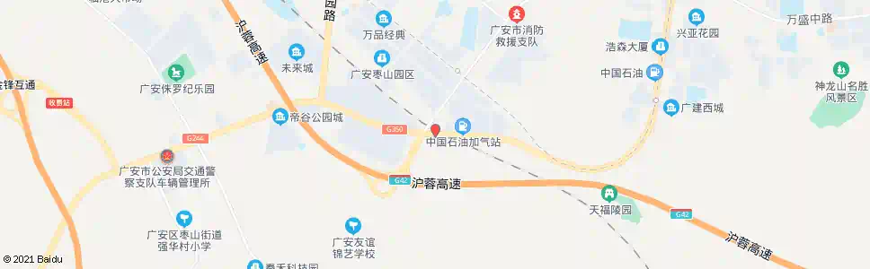 广安广南高速路口_公交站地图_广安公交_妙搜公交查询2024