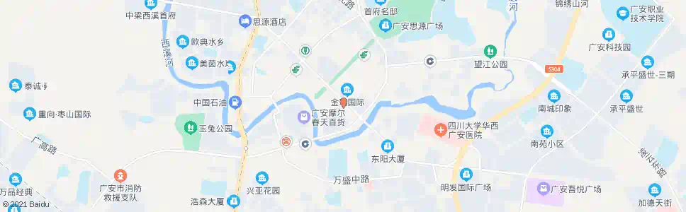 广安市委人大机关_公交站地图_广安公交_妙搜公交查询2024