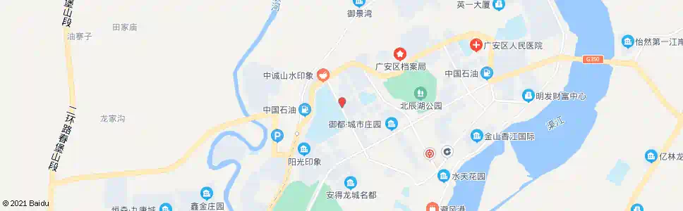 广安广二中(侧门)_公交站地图_广安公交_妙搜公交查询2024