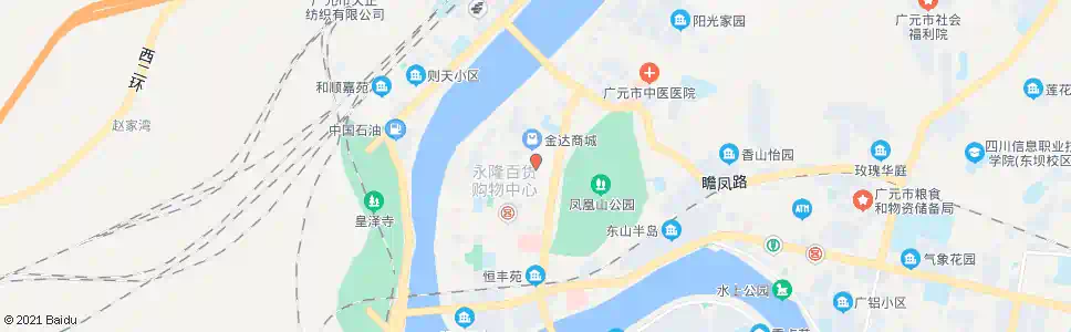 广元新华街_公交站地图_广元公交_妙搜公交查询2024