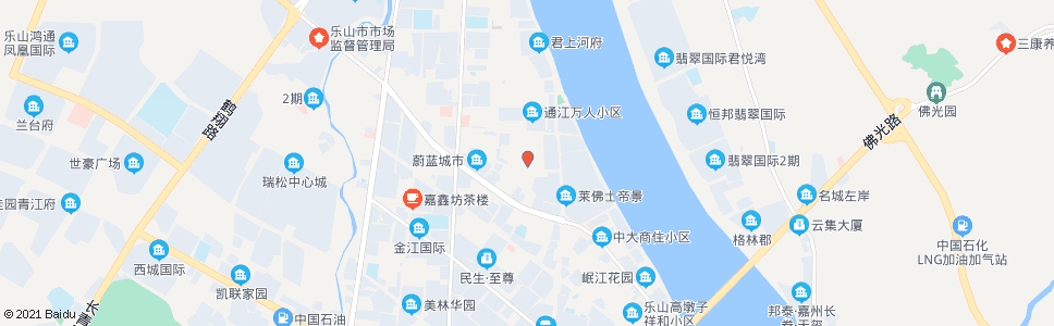 乐山平江东街_公交站地图_乐山公交_妙搜公交查询2024