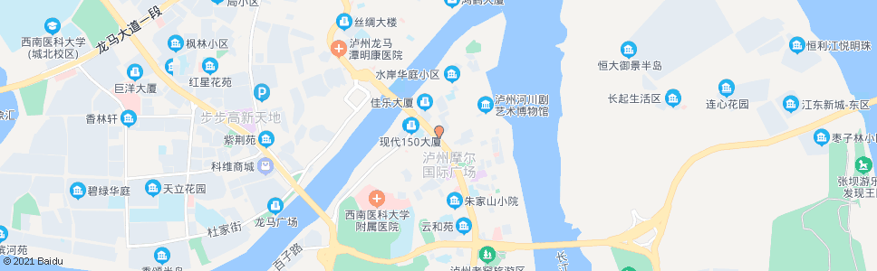 泸州江城_公交站地图_泸州公交_妙搜公交查询2024