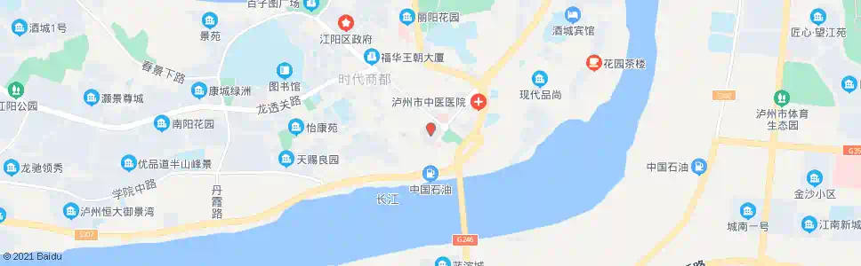 泸州市政府_公交站地图_泸州公交_妙搜公交查询2024