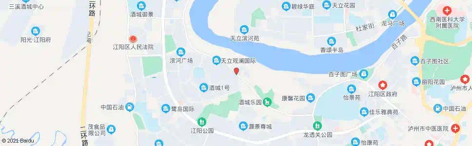 泸州沱江滨江公园_公交站地图_泸州公交_妙搜公交查询2024