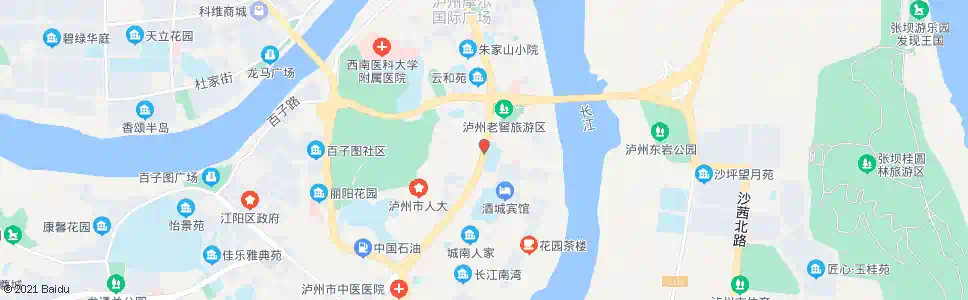 泸州江阳中路_公交站地图_泸州公交_妙搜公交查询2024