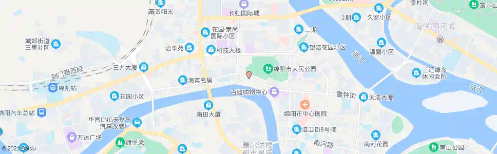 绵阳华西证券_公交站地图_绵阳公交_妙搜公交查询2024