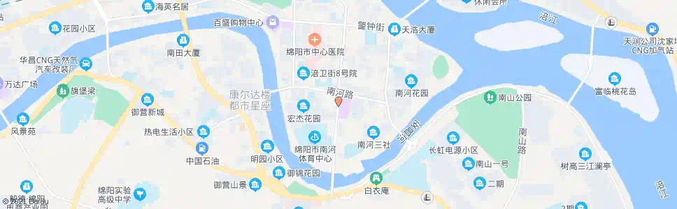 绵阳红星街南段_公交站地图_绵阳公交_妙搜公交查询2024