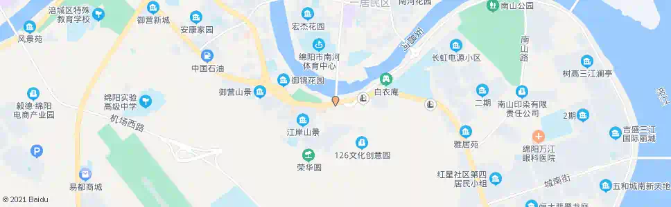 绵阳南河大桥_公交站地图_绵阳公交_妙搜公交查询2024