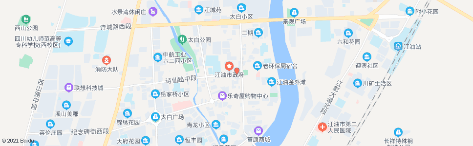 绵阳江油大剧院_公交站地图_绵阳公交_妙搜公交查询2024