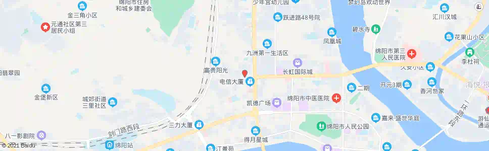 绵阳川西北灯具市场_公交站地图_绵阳公交_妙搜公交查询2024