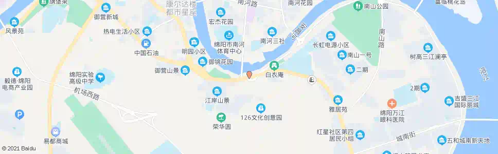 绵阳南山加气站_公交站地图_绵阳公交_妙搜公交查询2024