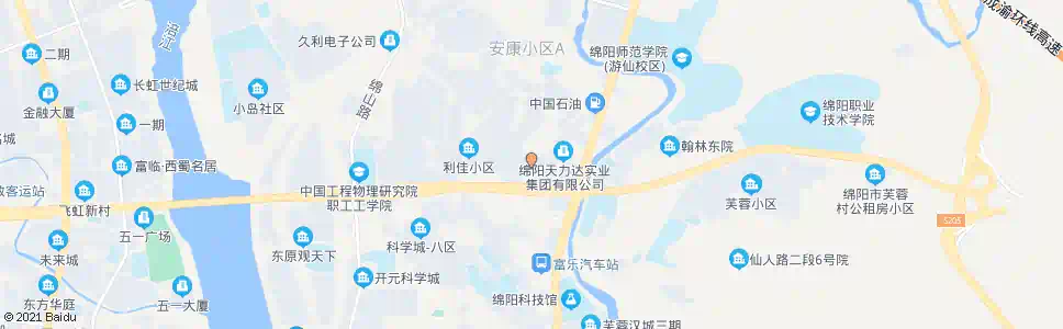 绵阳六里村_公交站地图_绵阳公交_妙搜公交查询2024