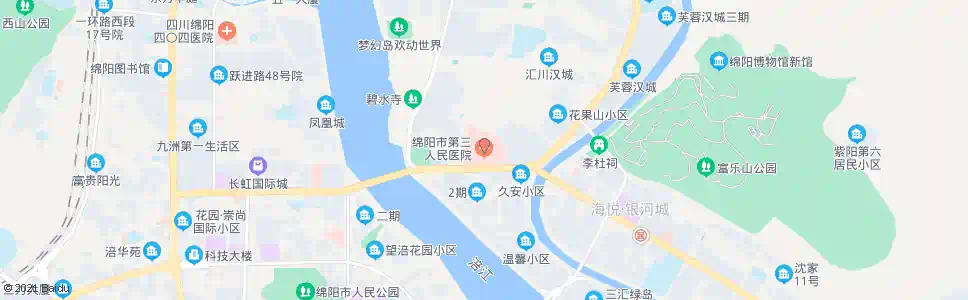 绵阳三医院_公交站地图_绵阳公交_妙搜公交查询2024