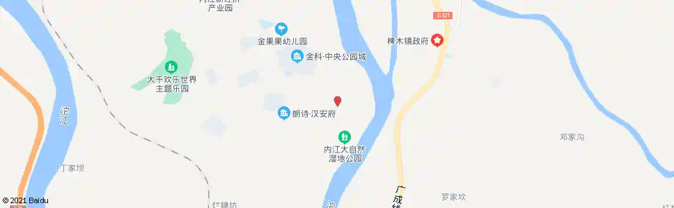 内江大自然_公交站地图_内江公交_妙搜公交查询2024