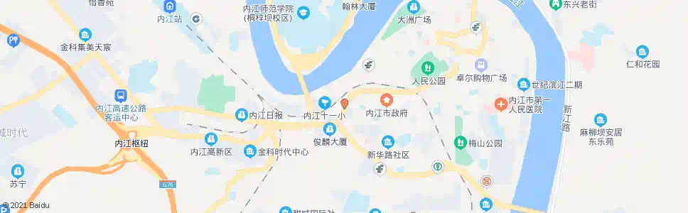 内江邱家嘴_公交站地图_内江公交_妙搜公交查询2024