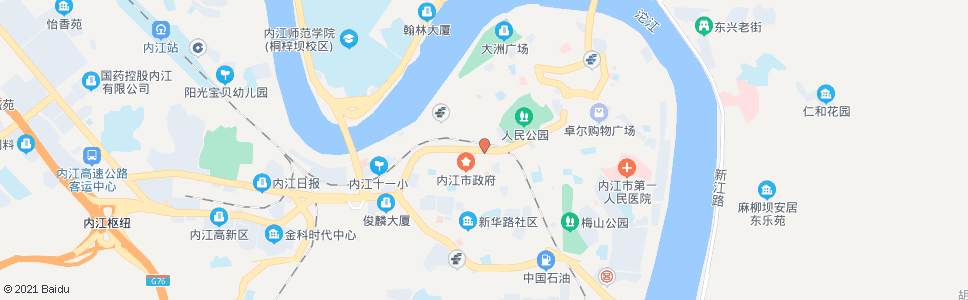 内江旱桥_公交站地图_内江公交_妙搜公交查询2024