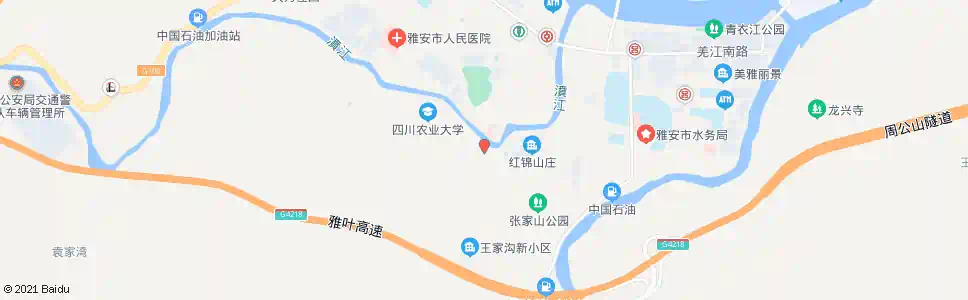 雅安王家沟路口_公交站地图_雅安公交_妙搜公交查询2024