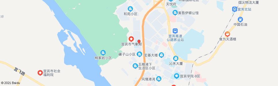 宜宾学堂坡_公交站地图_宜宾公交_妙搜公交查询2024