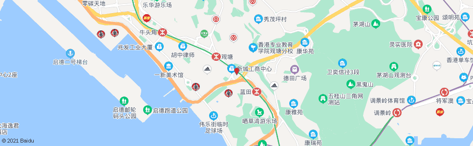 香港觀塘法院_巴士站地圖_香港巴士_妙搜巴士搜尋2024