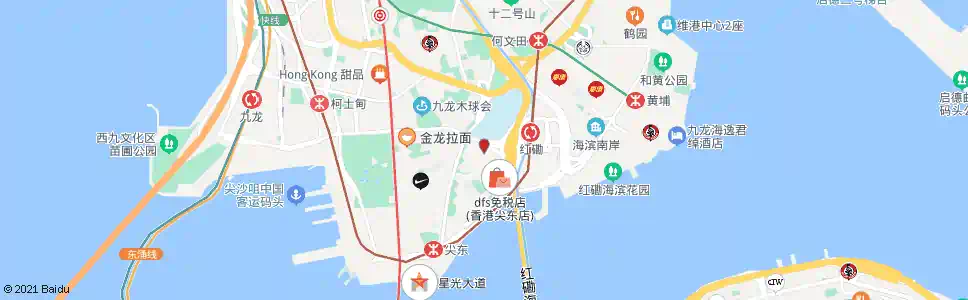 香港尖沙咀東總站_巴士站地圖_香港巴士_妙搜巴士搜尋2024