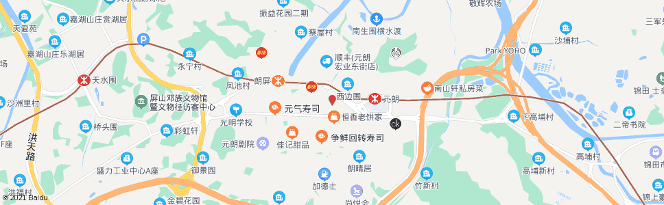 香港元朗(泰豐街)_巴士站地圖_香港巴士_妙搜巴士搜尋2024