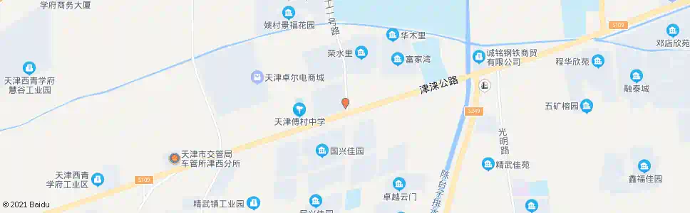 天津傅村_公交站地图_天津公交_妙搜公交查询2024