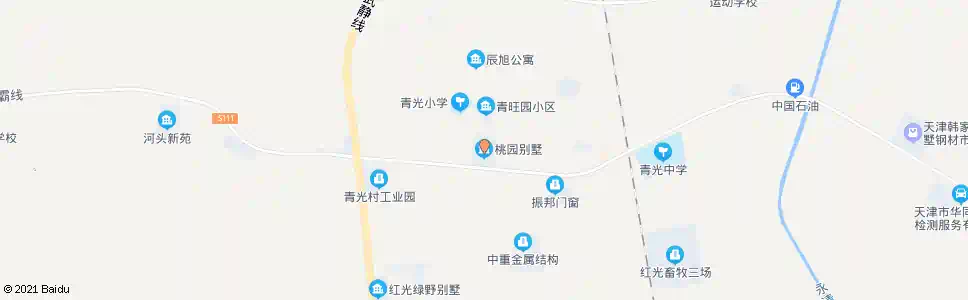 天津桃园别墅_公交站地图_天津公交_妙搜公交查询2024