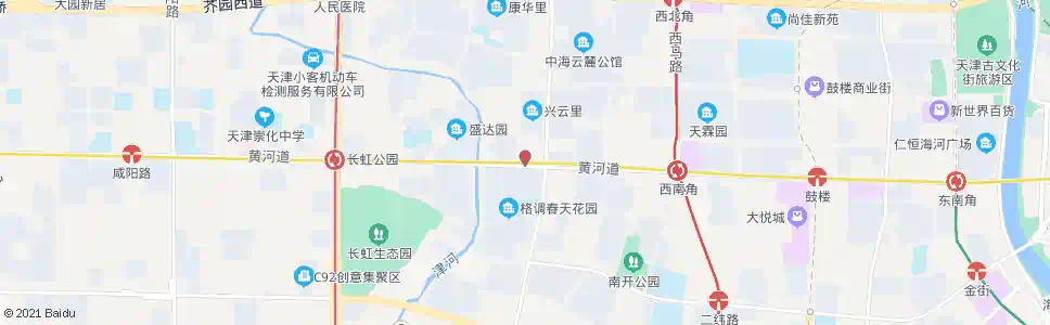 天津广开四马路地铁站_公交站地图_天津公交_妙搜公交查询2024