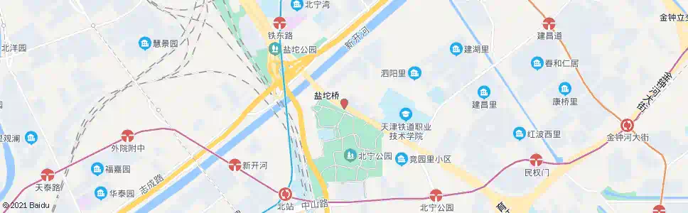 天津盐坨桥_公交站地图_天津公交_妙搜公交查询2024