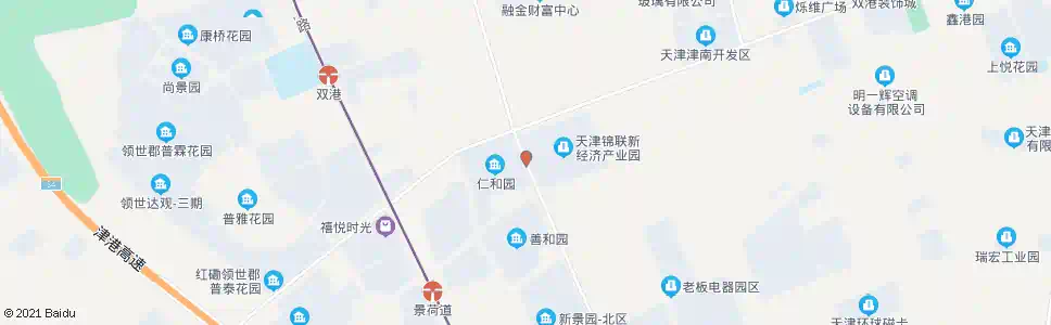 天津仁和园_公交站地图_天津公交_妙搜公交查询2024