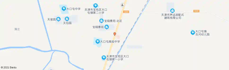 天津大口屯医院_公交站地图_天津公交_妙搜公交查询2024