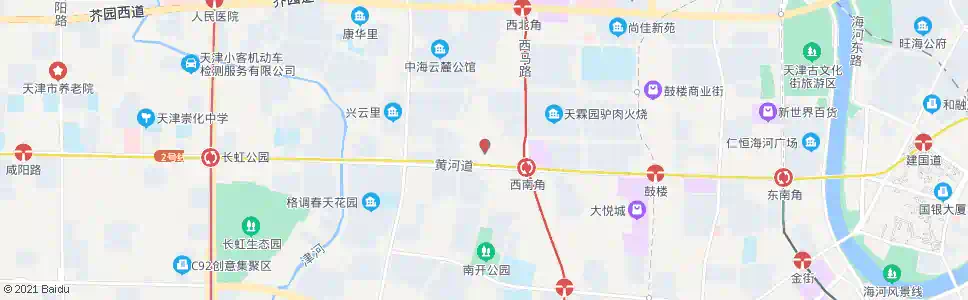 天津美域兰园_公交站地图_天津公交_妙搜公交查询2024