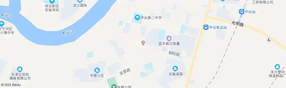 天津国园市场_公交站地图_天津公交_妙搜公交查询2024