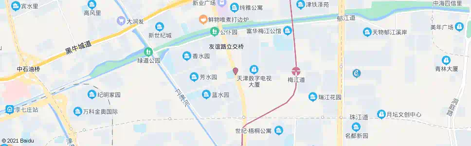 天津红磡玉水园_公交站地图_天津公交_妙搜公交查询2024