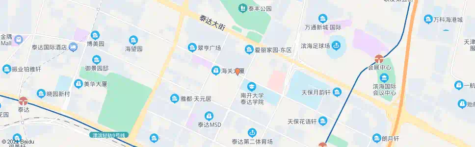 天津投资服务中心_公交站地图_天津公交_妙搜公交查询2024