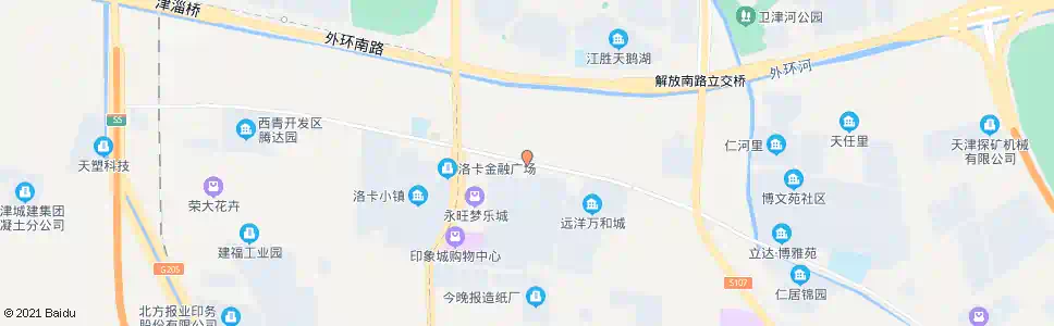 天津梅江康城_公交站地图_天津公交_妙搜公交查询2024