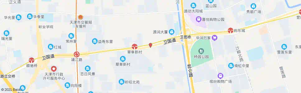 天津上杭花园_公交站地图_天津公交_妙搜公交查询2024