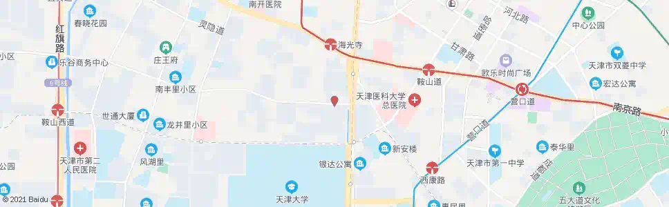 天津师北里_公交站地图_天津公交_妙搜公交查询2024