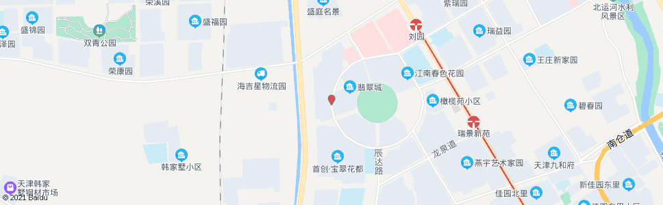 天津瑞景西道_公交站地图_天津公交_妙搜公交查询2024