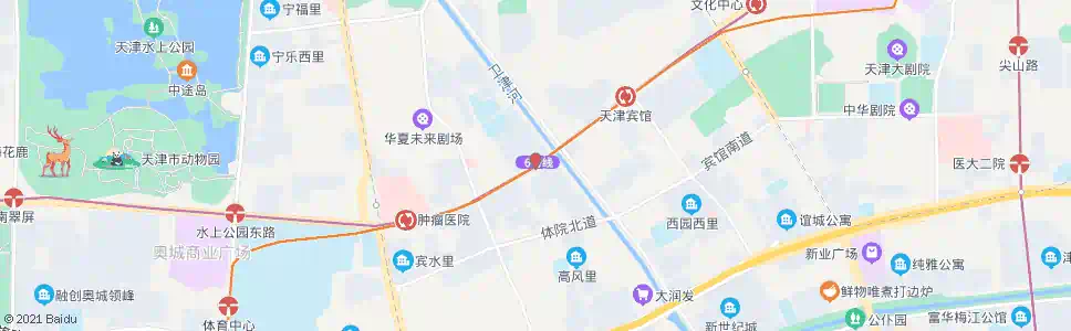 天津宾水桥_公交站地图_天津公交_妙搜公交查询2024