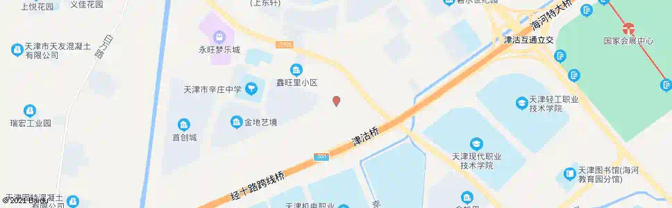 天津鑫旺里市场_公交站地图_天津公交_妙搜公交查询2024