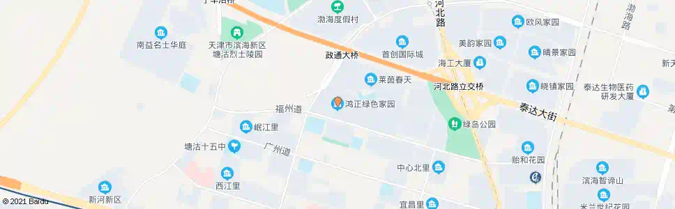 天津鸿正绿色家园(车站北路)_公交站地图_天津公交_妙搜公交查询2024