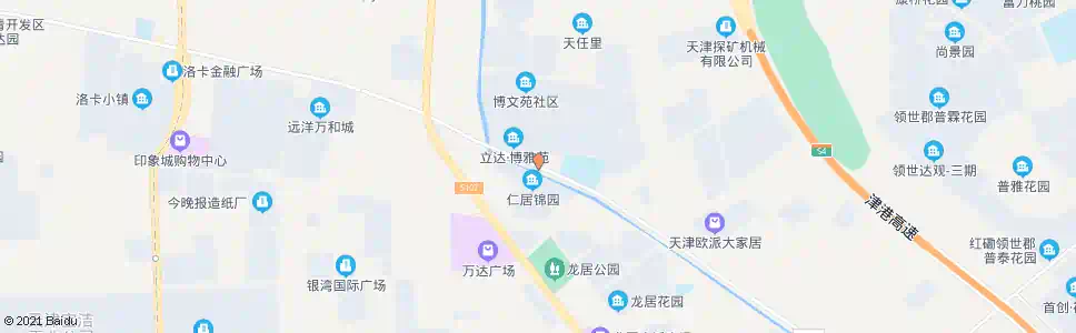 天津仁居锦园_公交站地图_天津公交_妙搜公交查询2024