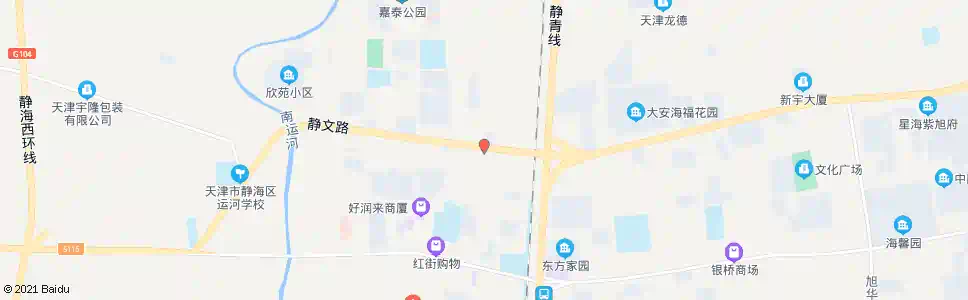 天津农业银行(静文路)_公交站地图_天津公交_妙搜公交查询2024