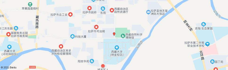 拉萨新藏大站_公交站地图_拉萨公交_妙搜公交查询2024