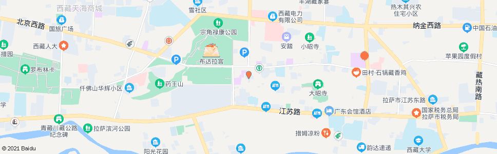 拉萨迎宾馆_公交站地图_拉萨公交_妙搜公交查询2024