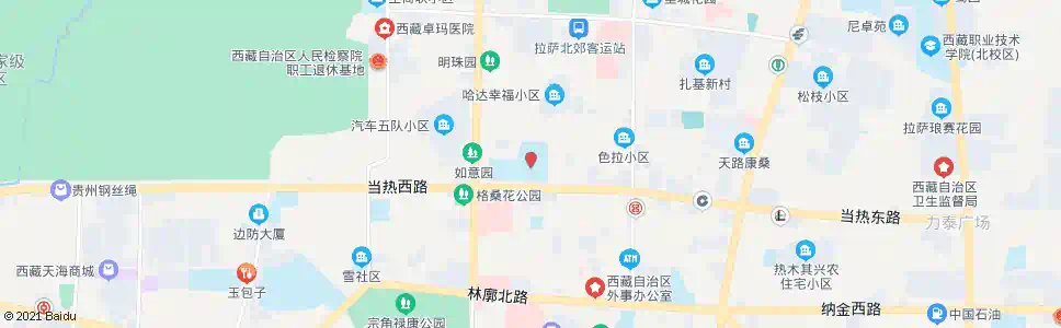 拉萨藏医学院站_公交站地图_拉萨公交_妙搜公交查询2024