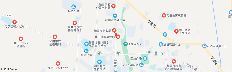 和田五中_公交站地图_和田公交_妙搜公交查询2024