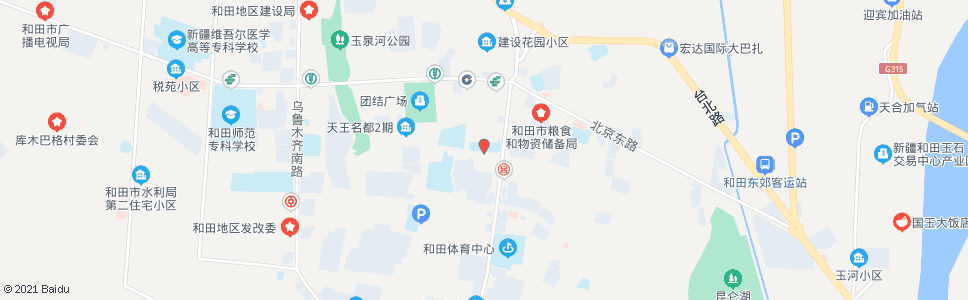 和田二小_公交站地图_和田公交_妙搜公交查询2024