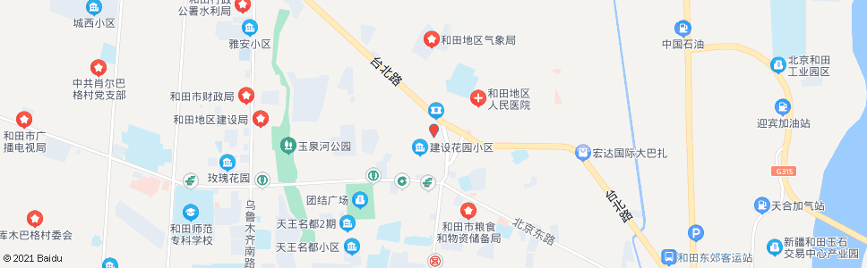 和田红星市场_公交站地图_和田公交_妙搜公交查询2024